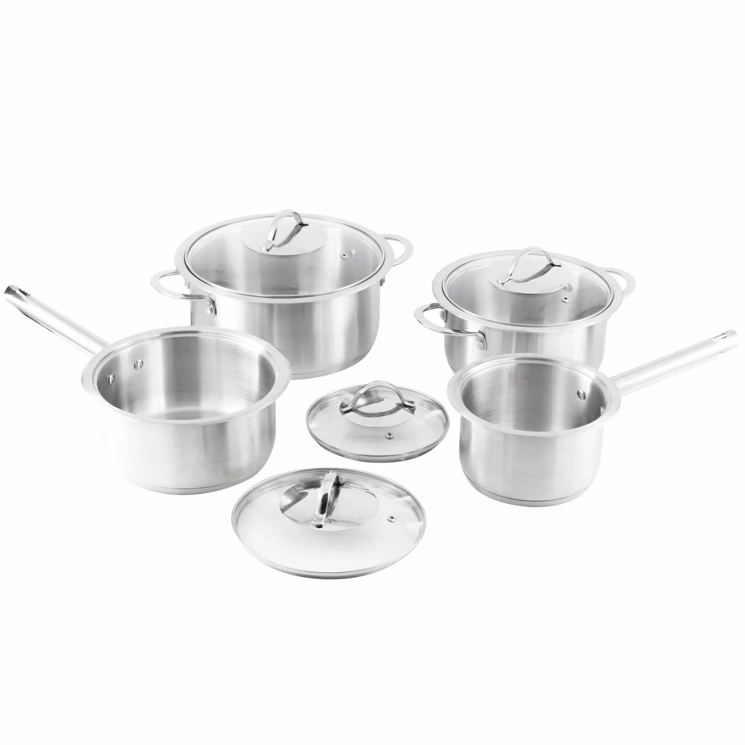 Kitchencook Intuitive set casseroles inox 4 pièces induction