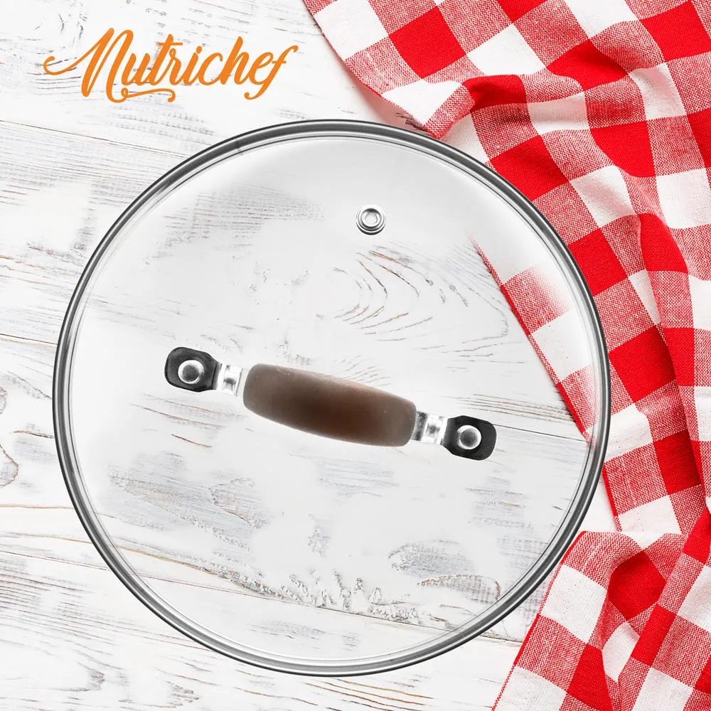 Nutrichef couvercle verre trempé 20 cm 2,5 Qt