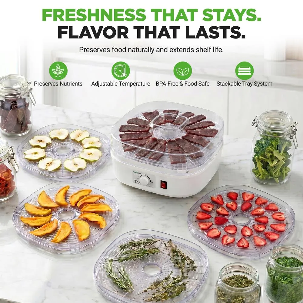 Nutrichef déshydrateur alimentaire électrique multi-plateaux