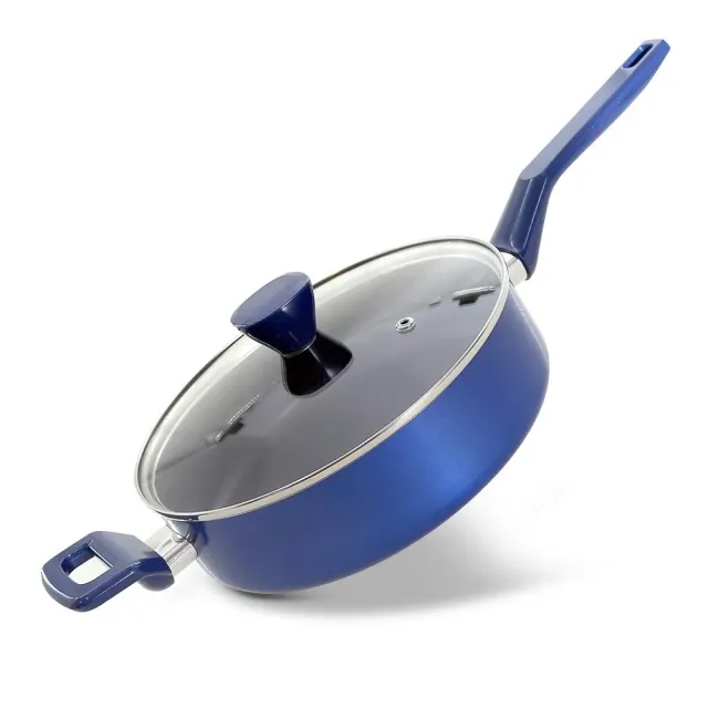 Nutrichef Sauteuse 3 Qt antiadhésive avec couvercle