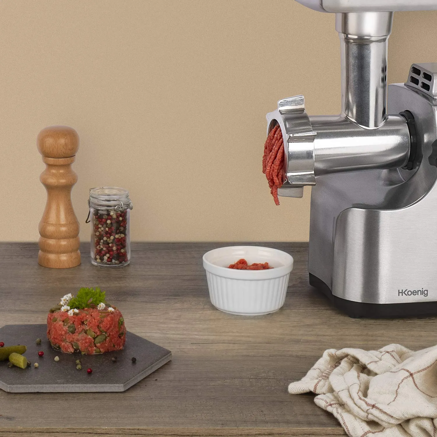 H.Koenig WMG800 hachoir à viande électrique 1800W