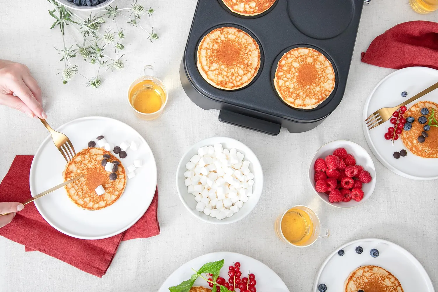 Fritel Pancake Party PM 2260 crêpière 8 mini-crêpes