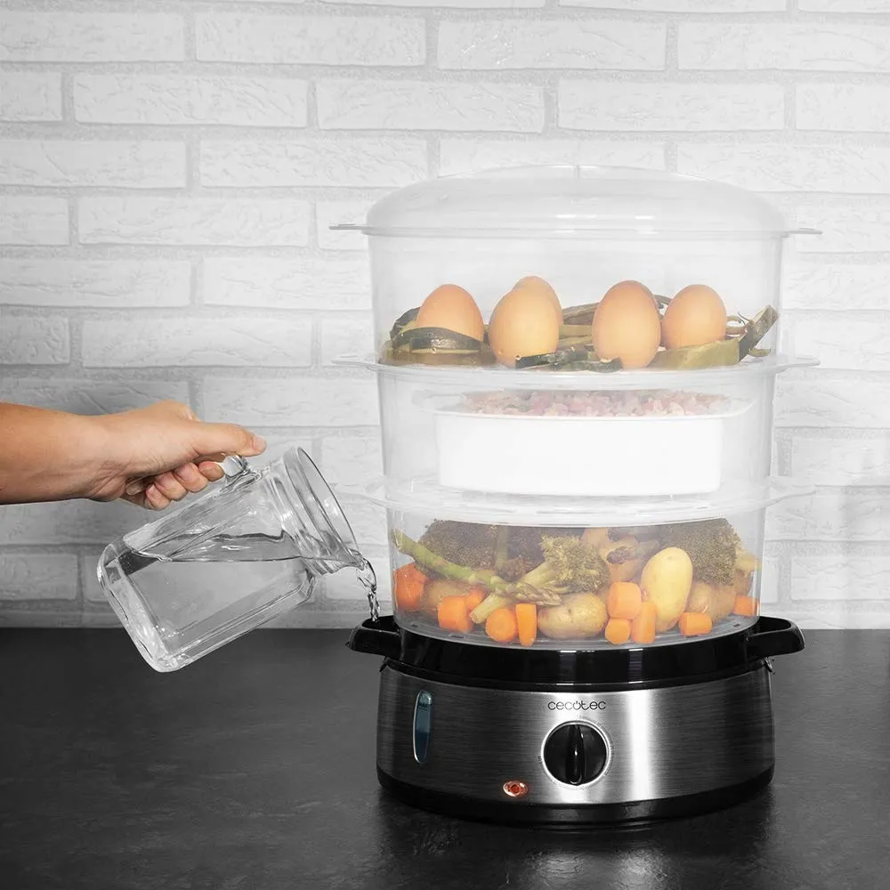 Cecotec Vapovita 3000 Inox cuiseur vapeur 9 L inox