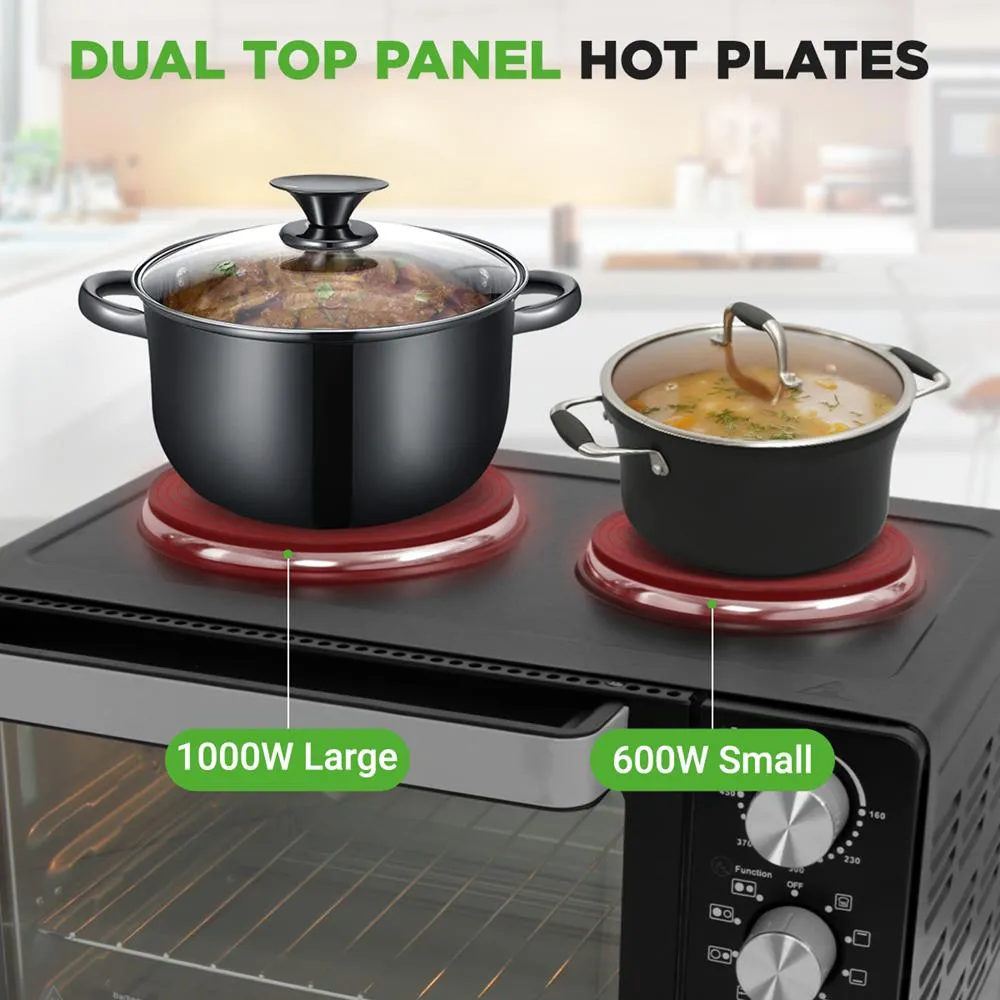 Nutrichef Mini Four Convection Rôtissoire avec Plaques
