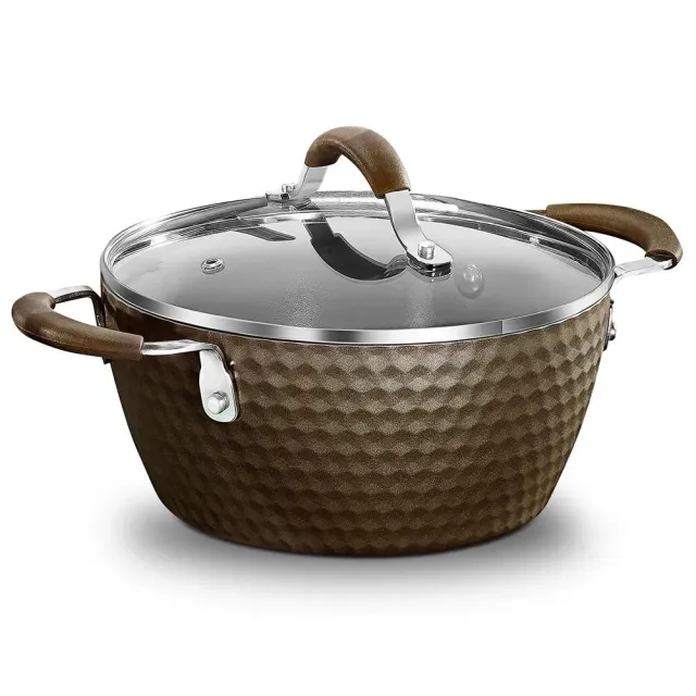 Nutrichef faitout cocotte 3,6 Qt avec couvercle