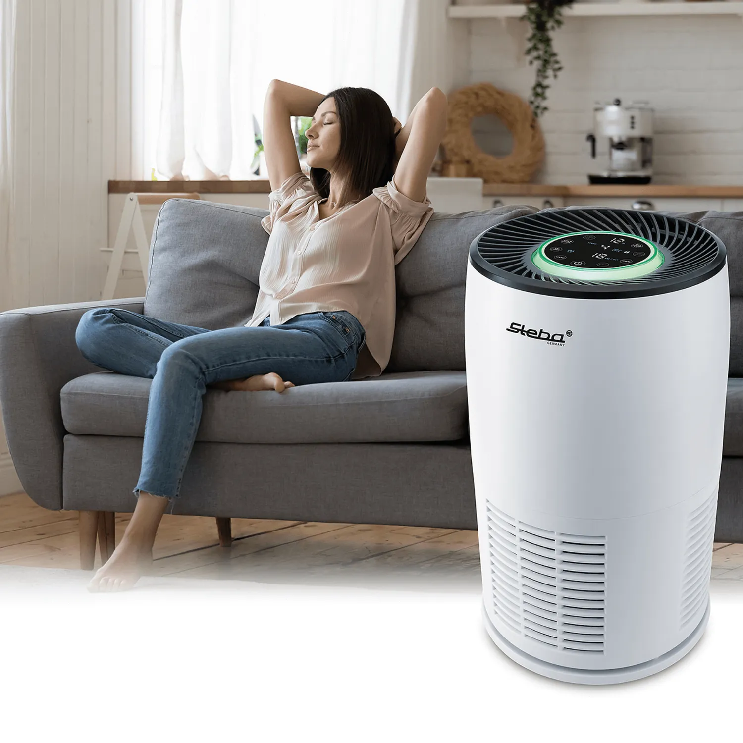 Steba LR 12 purificateur d'air HEPA H13 ioniseur