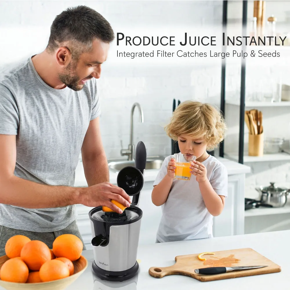 Nutrichef presse-agrumes électrique inox 160 W