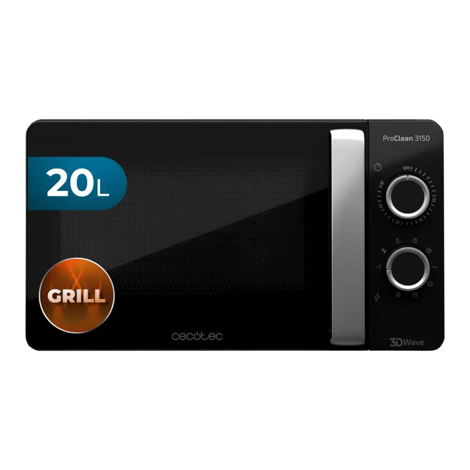 Cecotec ProClean 3150 micro-ondes grill noir 20 L 700W