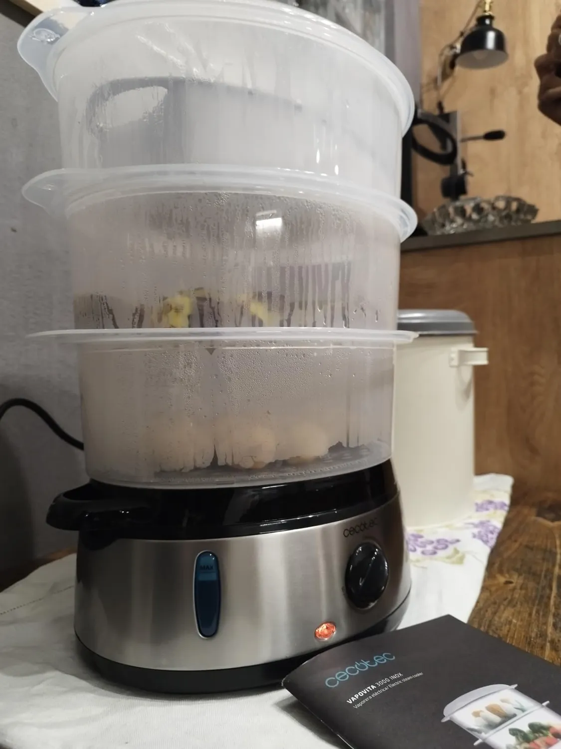 Cecotec Vapovita 3000 Inox cuiseur vapeur 9 L inox