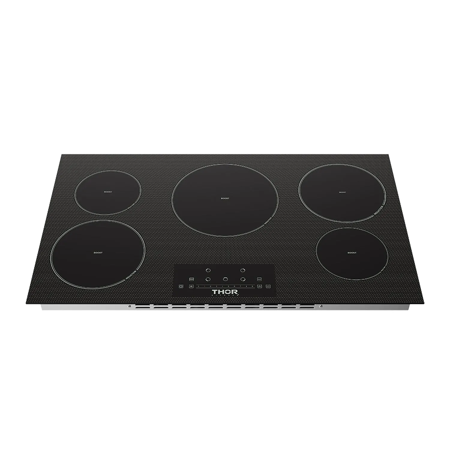 Thor Plaque Induction 36 Pouces Noire 5 Foyers Tactile