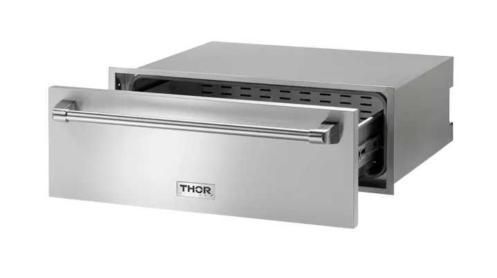 Thor 30 pouces tiroir chauffant encastrable maintien au chaud