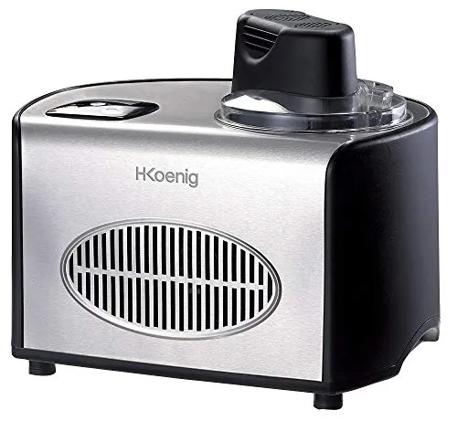 H.Koenig HF250 sorbetière turbine à glace 1,5 L compresseur