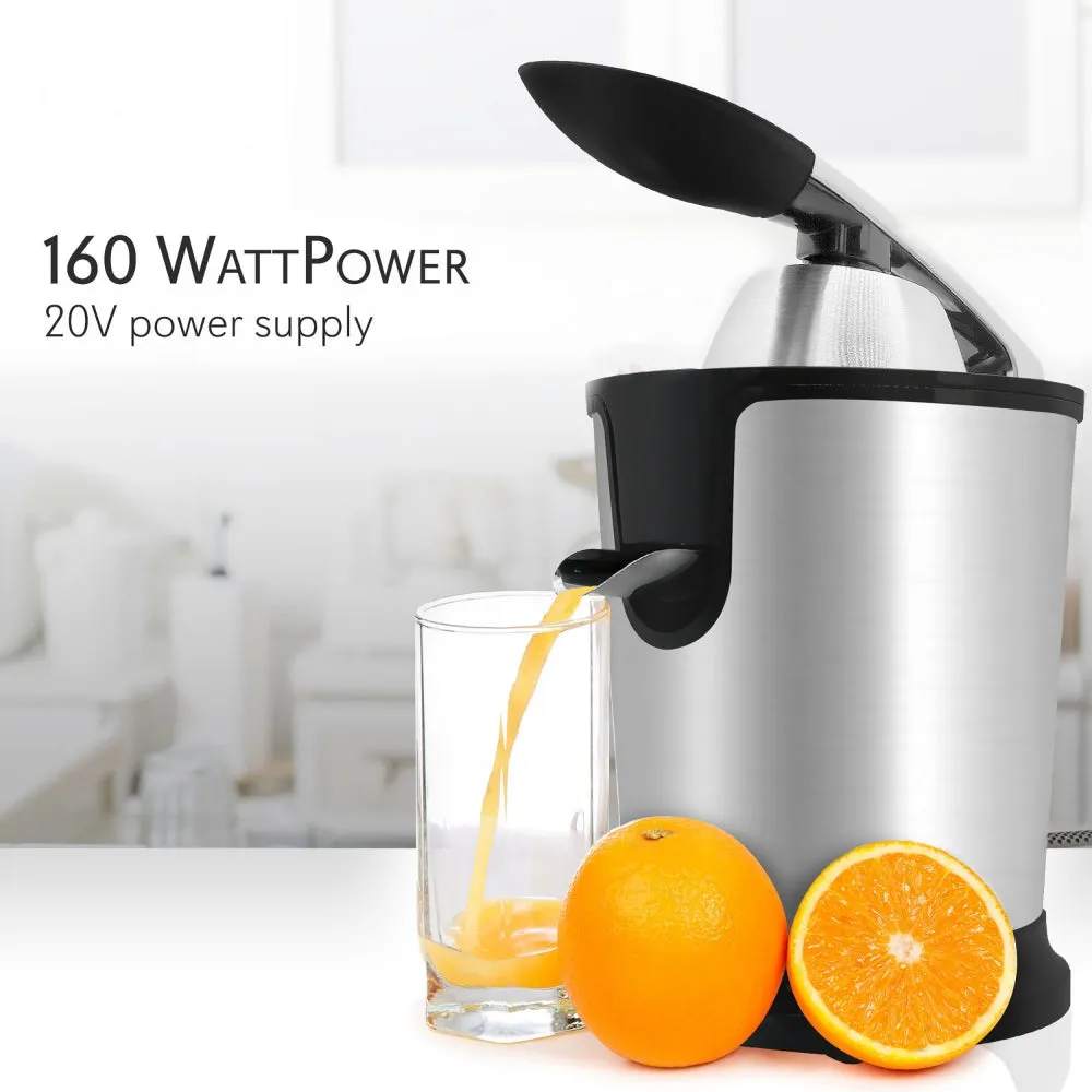 Nutrichef presse-agrumes électrique inox 160 W