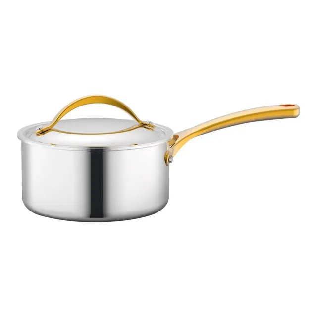 Nutrichef NCSTS16 casserole inox avec couvercle 3 QT