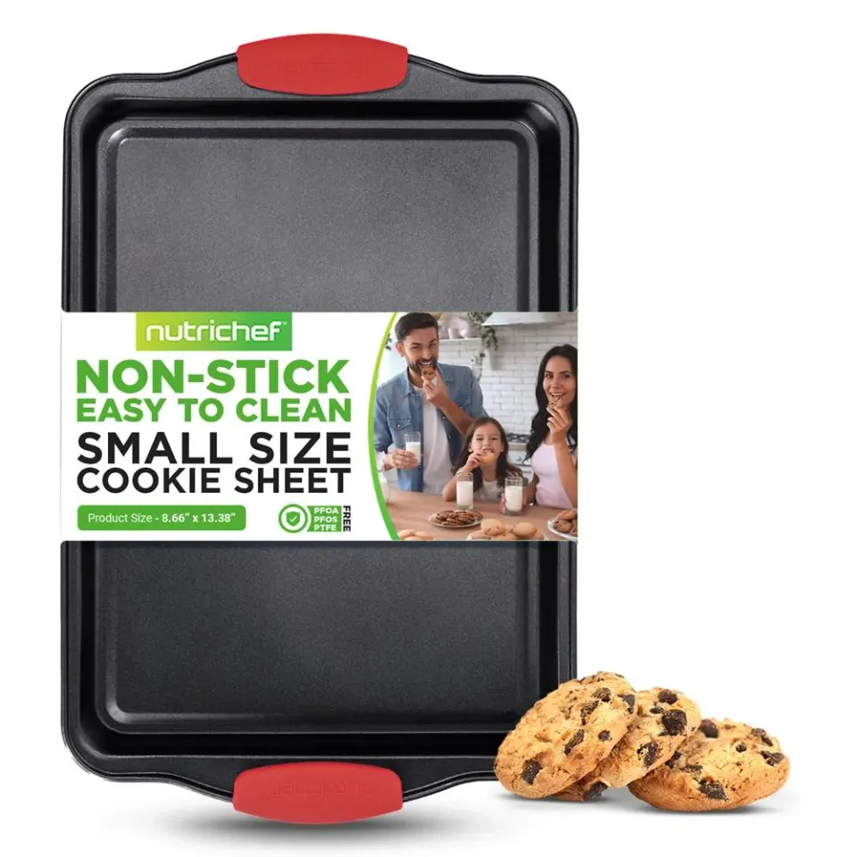 Nutrichef plaque cookies petite antiadhésive acier carbone
