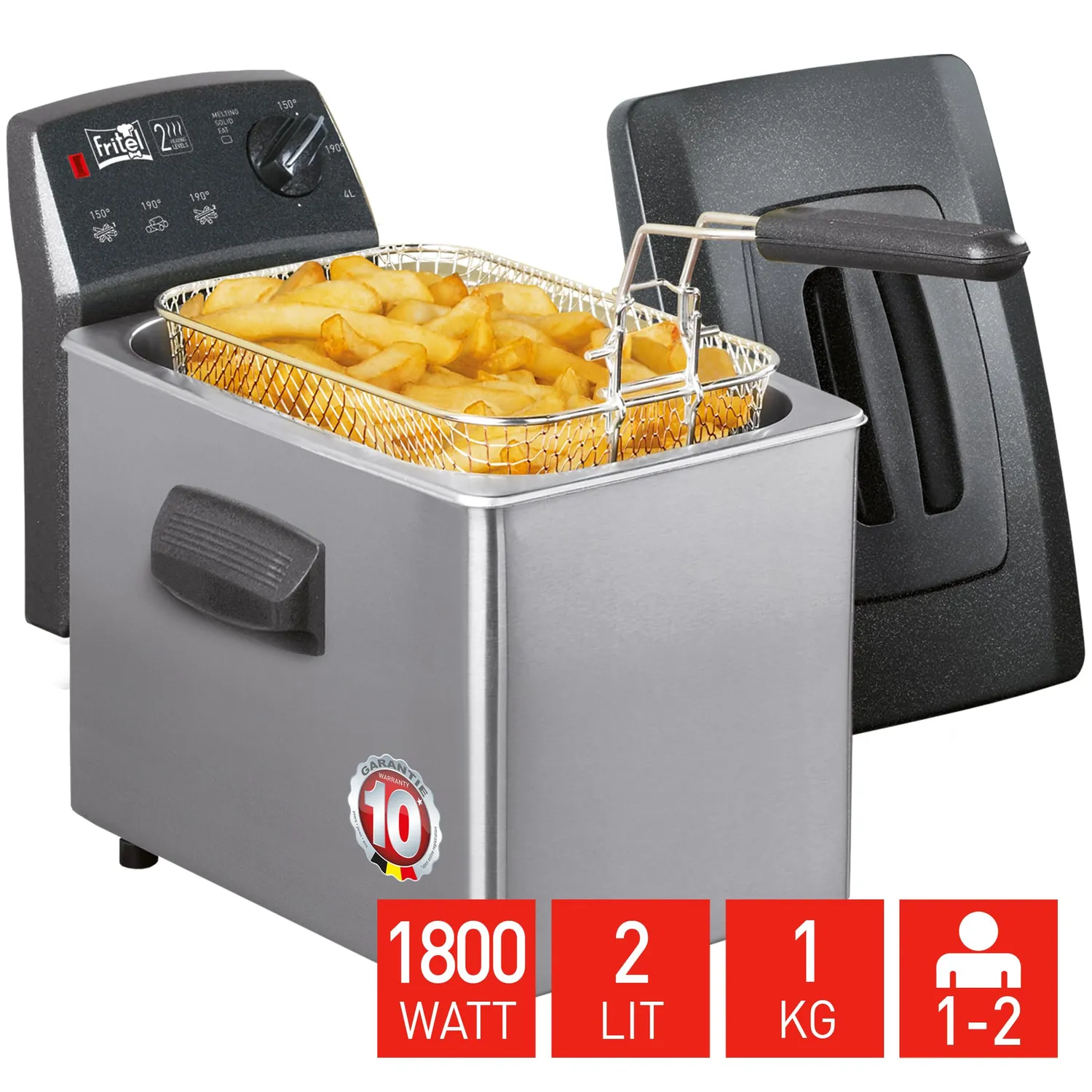 Fritel Turbo SF 4049 friteuse 2L zone froide 1800W