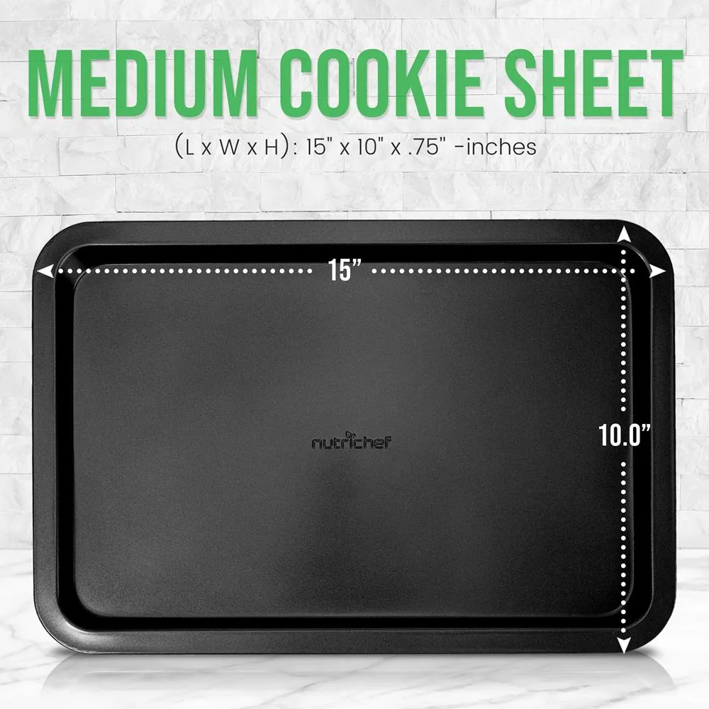 Nutrichef plaque pâtisserie moyenne grise 38x25 cm
