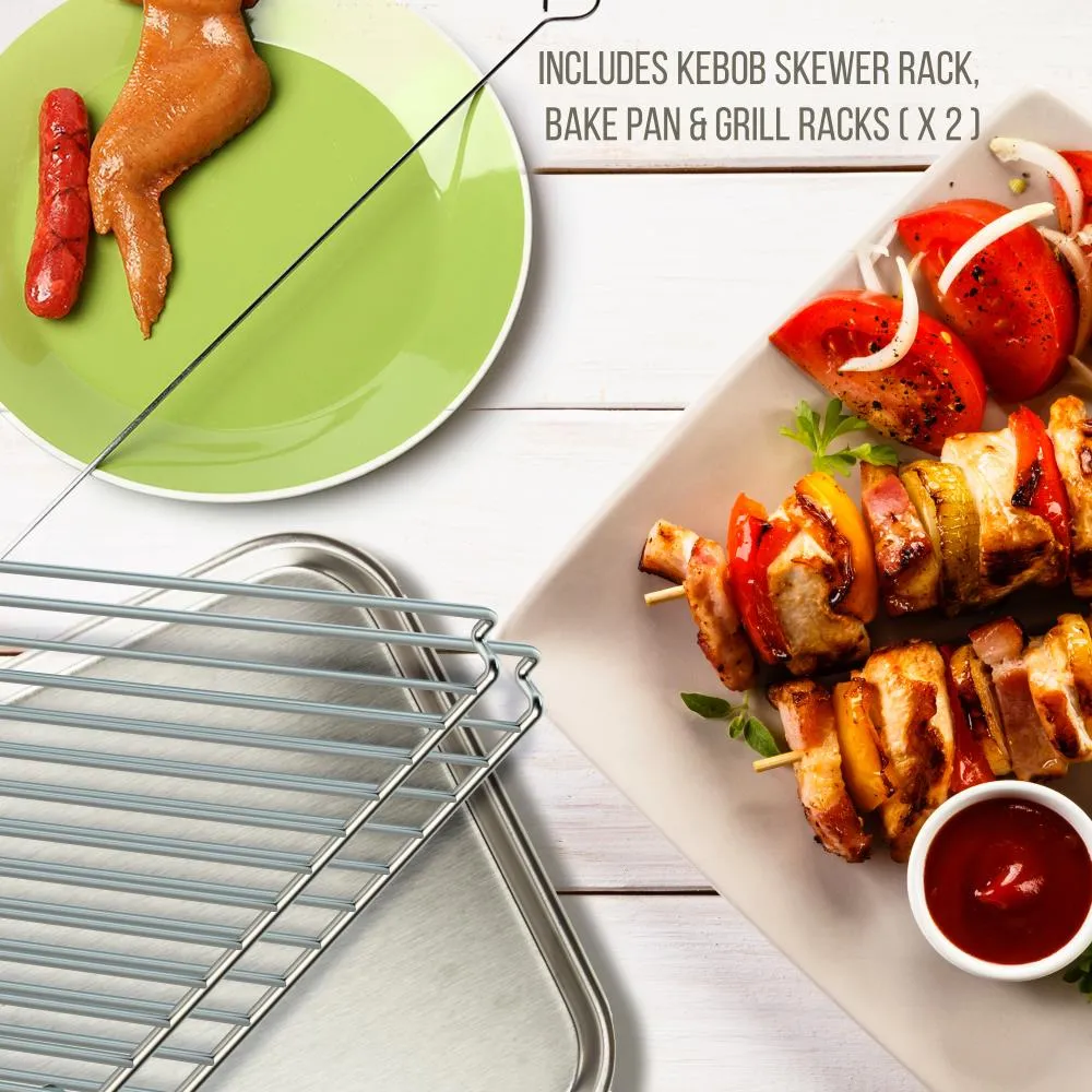 Nutrichef Four Rôtissoire Verticale 1500W 2 Grilles