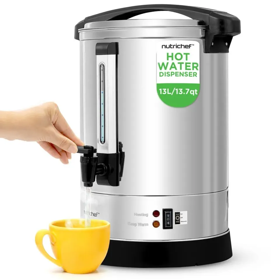 Nutrichef Bouilloire Distributeur Eau 13L Inox Maintien Chaud