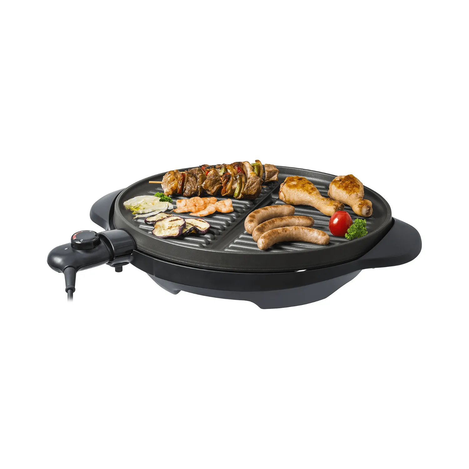 Steba VG 250 barbecue électrique 40 cm avec couvercle