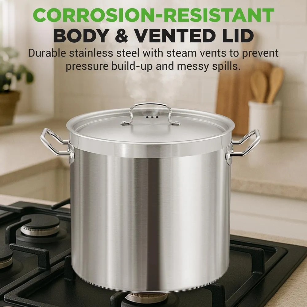 Nutrichef marmite inox 35 Qt induction grand volume