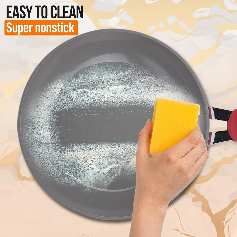 Nutrichef NCCW11RDD petite poêle 20 cm céramique grise