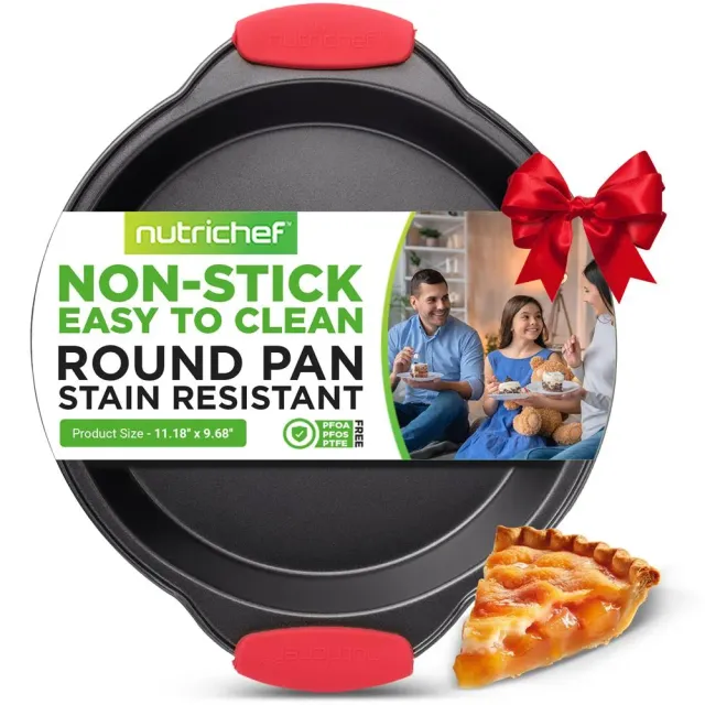 Nutrichef Moule Rond Antiadhésif Noir Acier