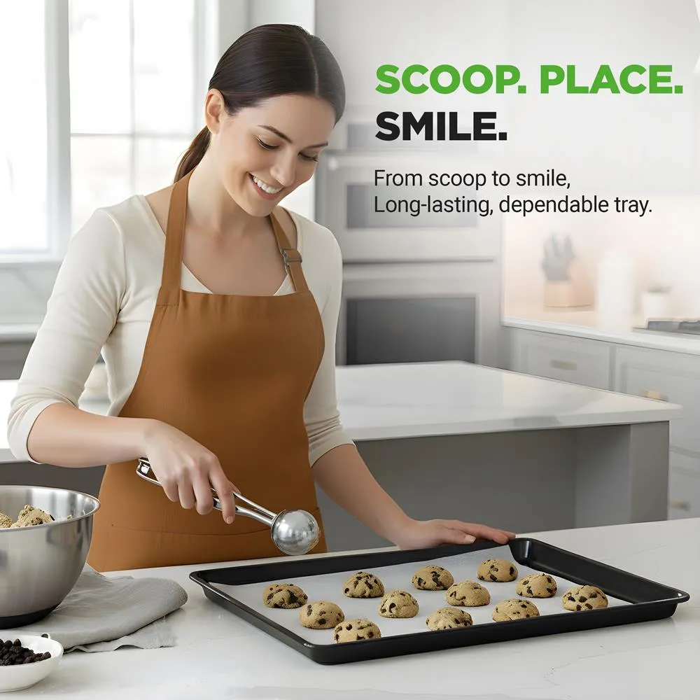 Nutrichef NCLGBLK1 plaque de cuisson XL 22x16 noire antiadhésive