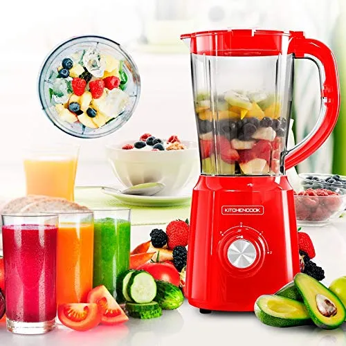 KITCHENCOOK B5 Turbo Blender 1,5 L Rouge 500 W Glace