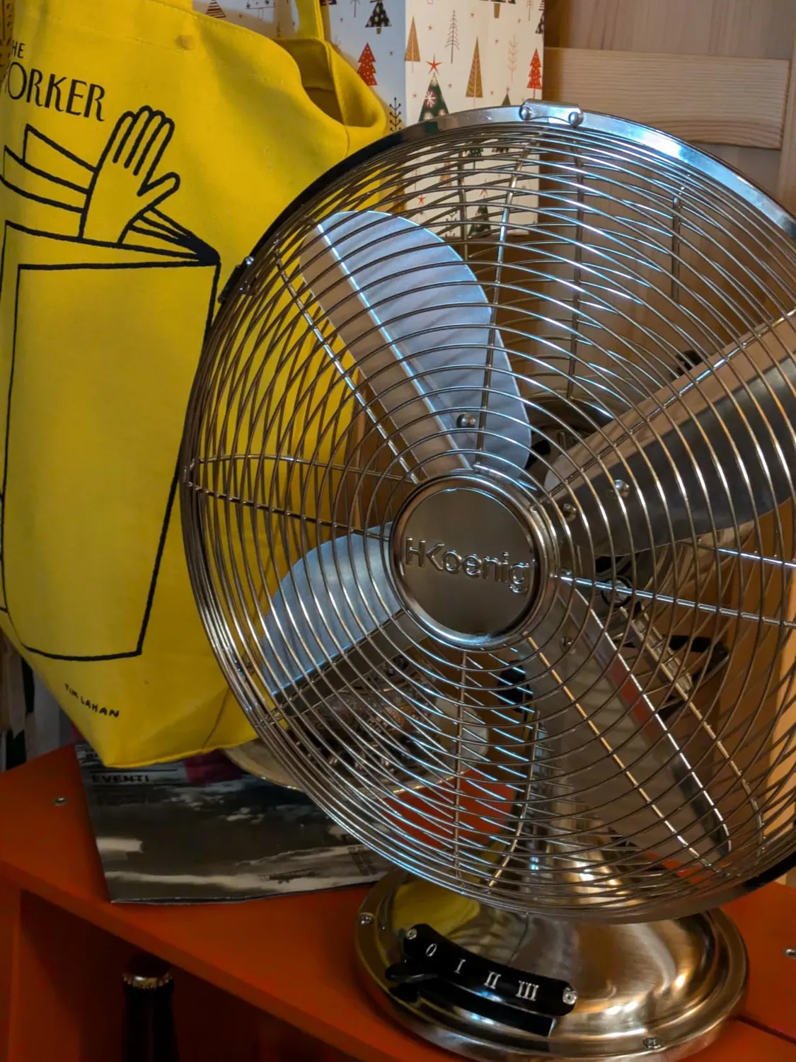 H.Koenig JOE48 ventilateur de table métal silencieux 30 cm