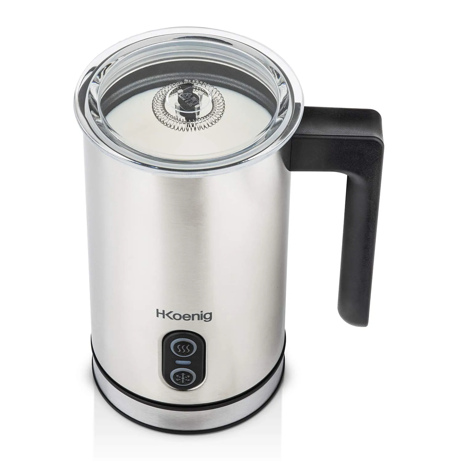 H.Koenig MLK8 mousseur à lait 0,24L inox chaud froid