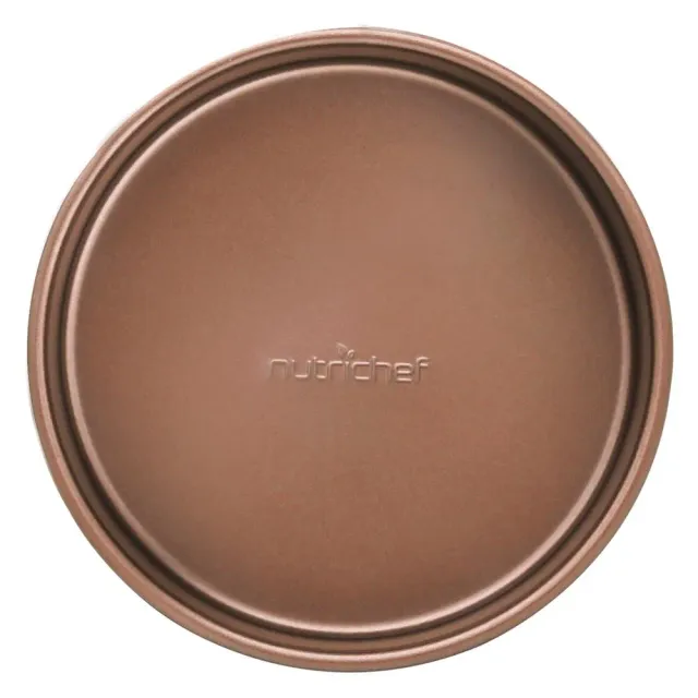 Nutrichef Moule gâteau rond doré antiadhésif 19,5cm