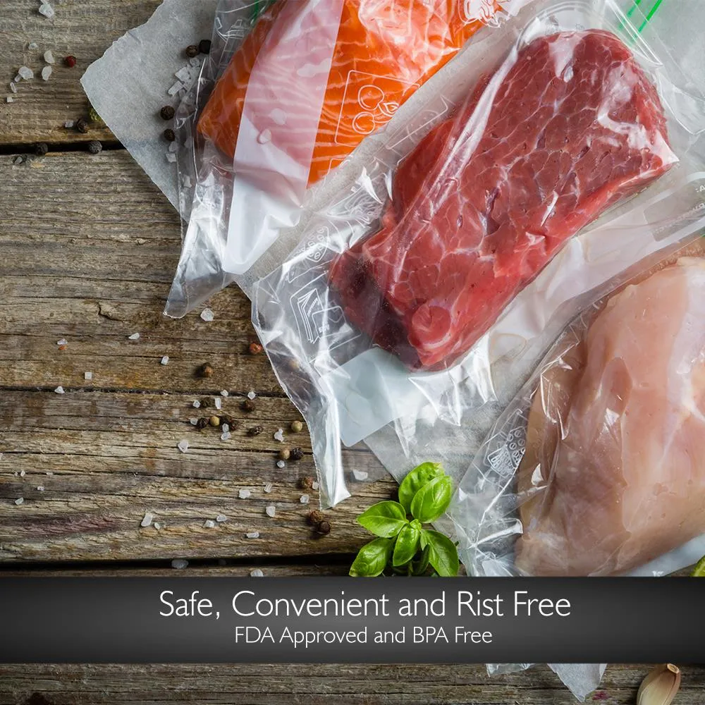 Nutrichef Rouleaux Sous Vide 2 Rouleaux Sachets Multi-Couches