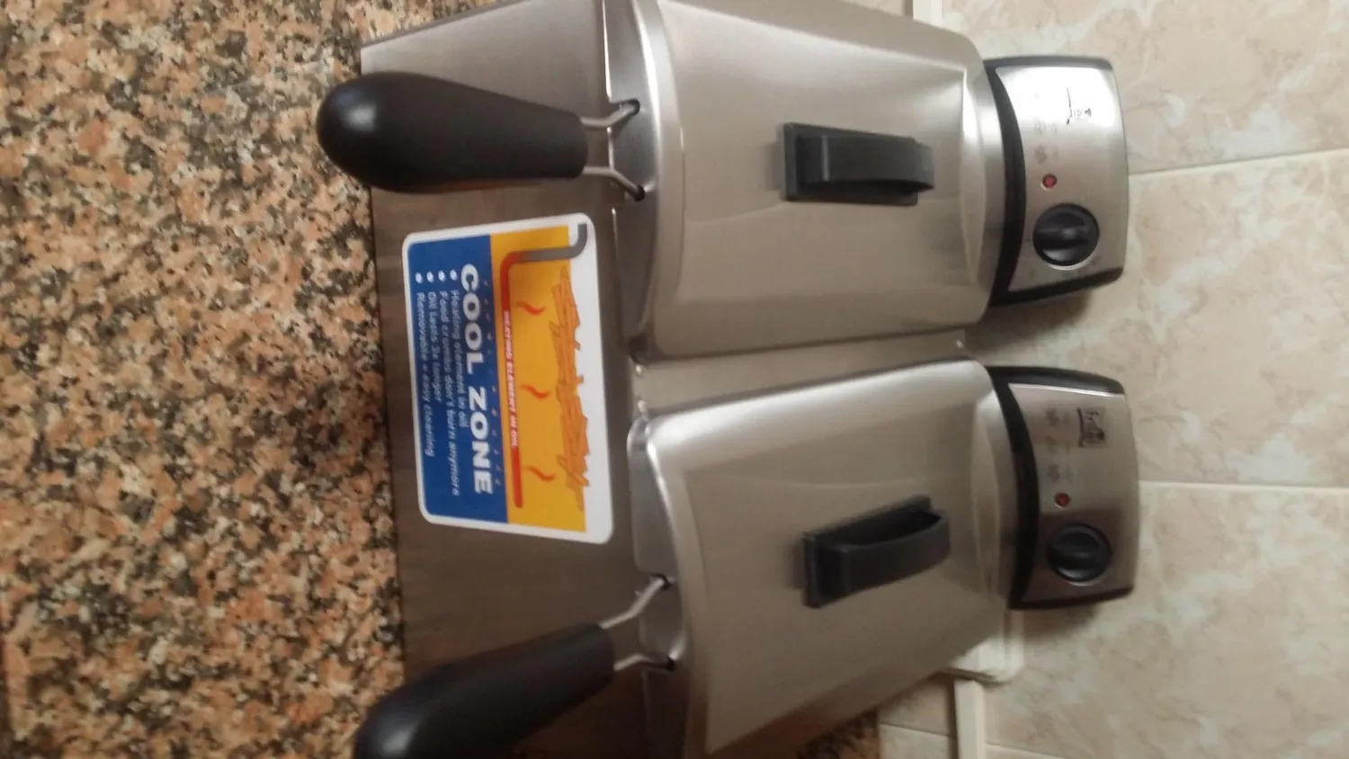 Fritel FR 1355 Duo friteuse double 2x3L zone froide