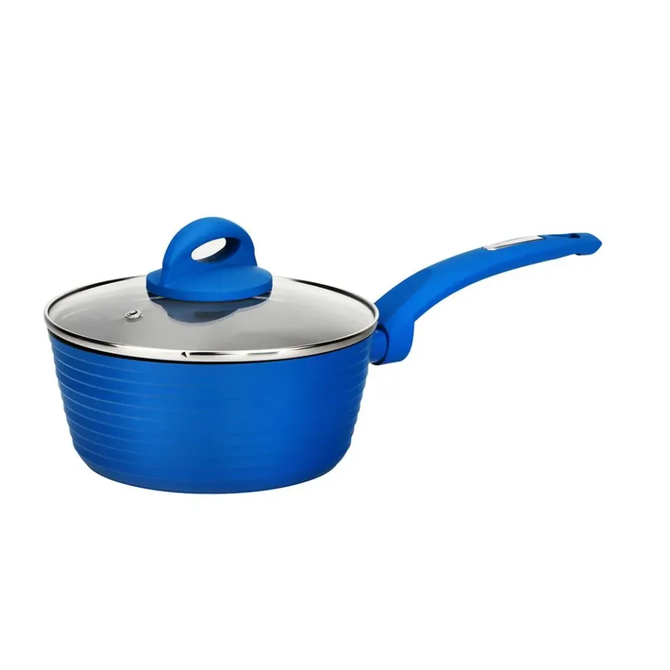 Nutrichef NCCW12BLU casserole 1,5 Qt bleue antiadhésive