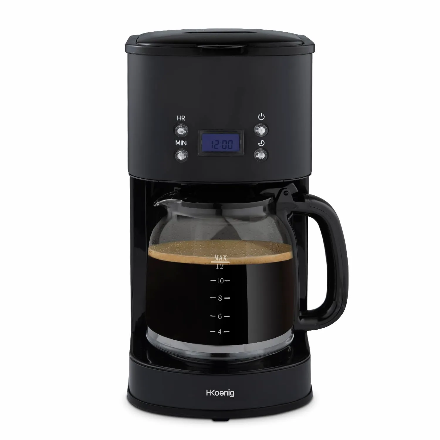 H.Koenig MG32 cafetière filtre programmable 1,5L 12 tasses