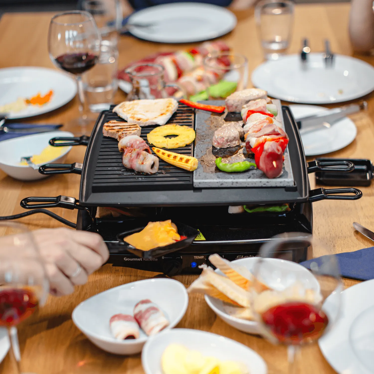 Steba RC 4 Plus appareil à raclette grill pierre 8 personnes