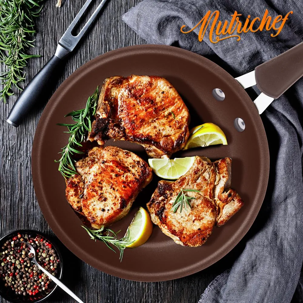 Nutrichef petite poêle antiadhésive 8 pouces induction