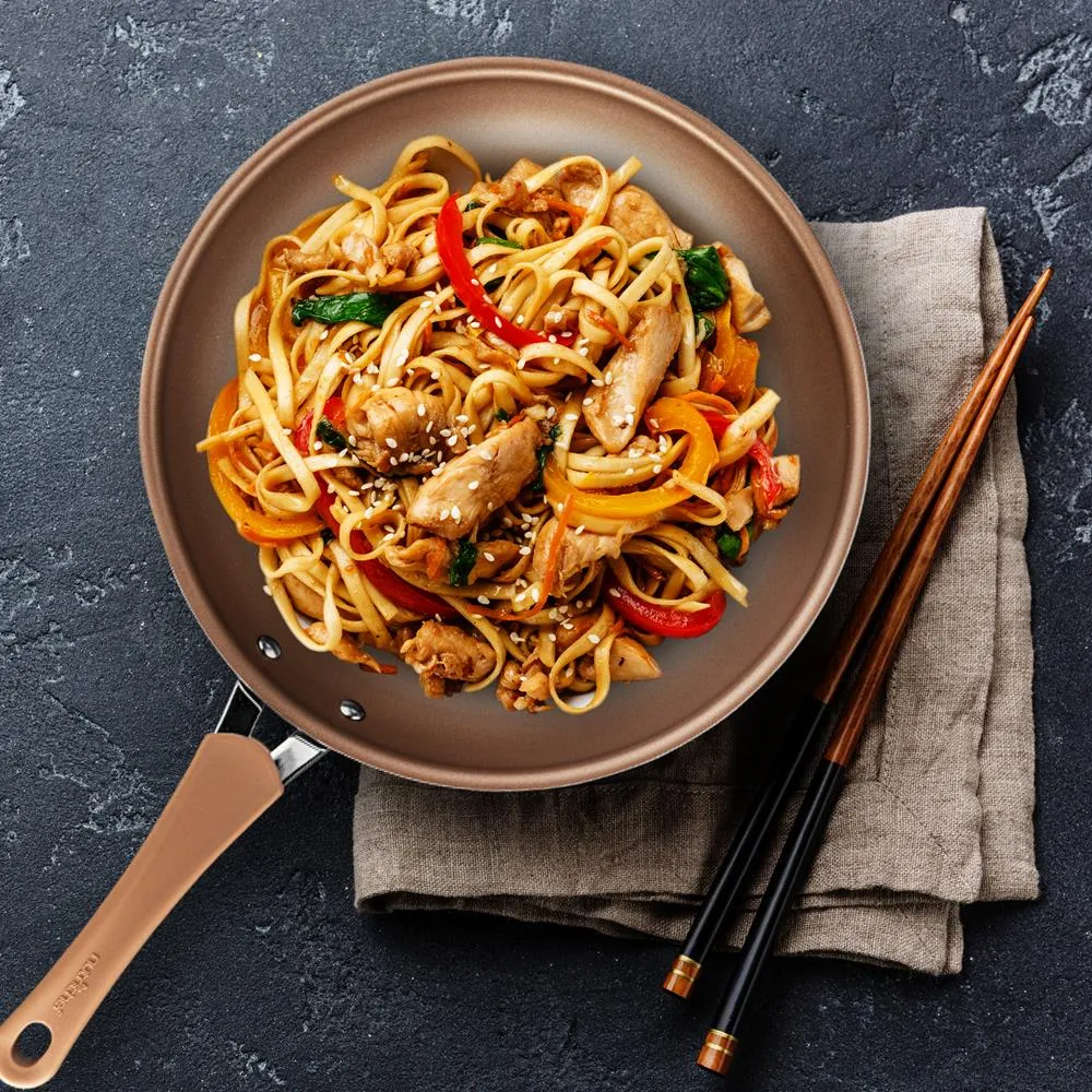 Nutrichef Poêle à Frire 12'' Antiadhésive Induction 30 cm