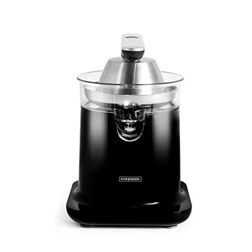 KITCHENCOOK PressJuice Presse-Agrumes Noir 200 W Double Cône