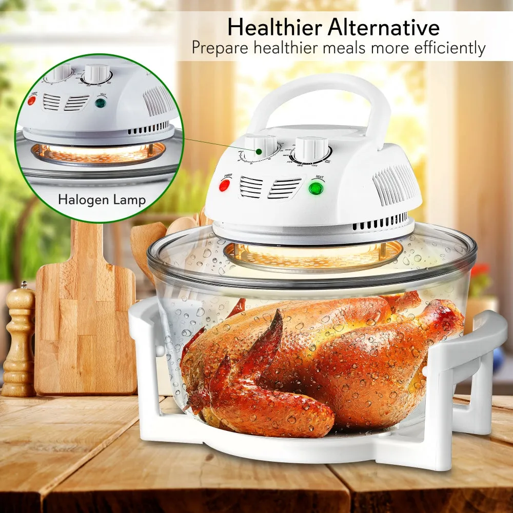 Nutrichef AZPKAIRFR48 four halogène air fryer 13 QT 1200W