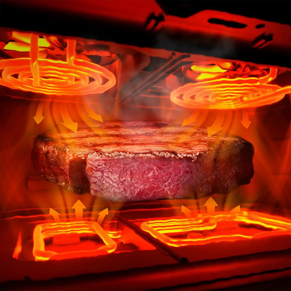 Cecotec Cecofry & Grill Duoheat 10000 friteuse air 10L double