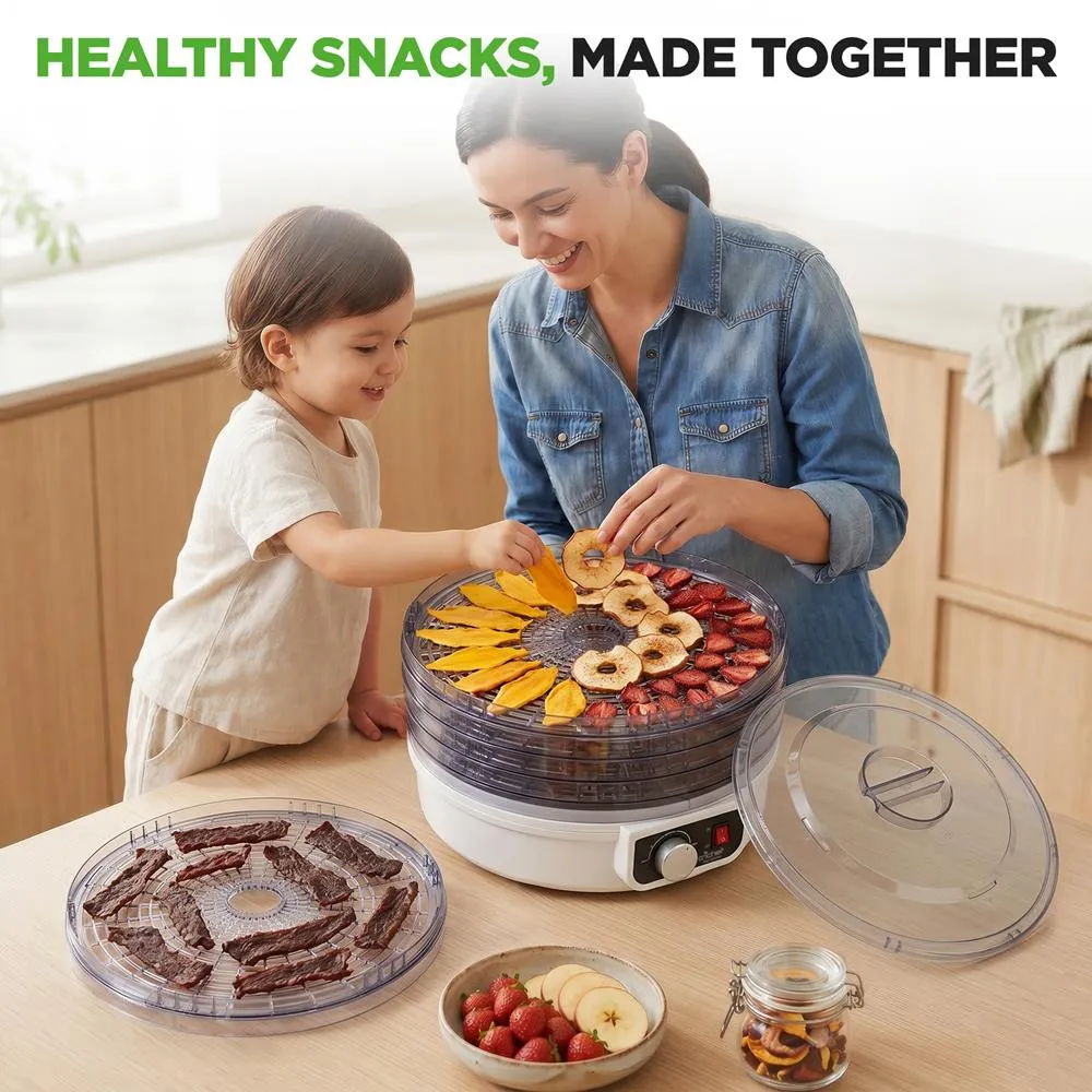 Nutrichef déshydrateur blanc compact un bouton