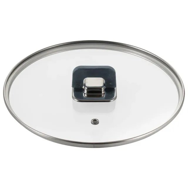 Nutrichef Couvercle Verre 9,4" Cocotte 5Qt Transparent