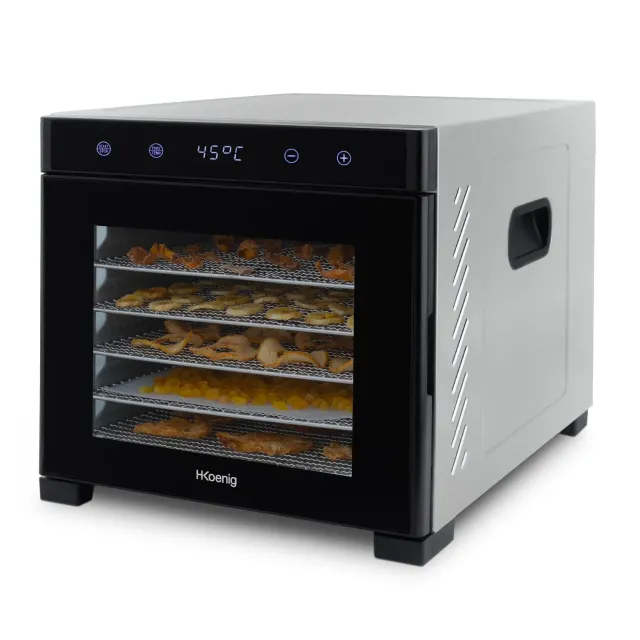 H.Koenig DSY900 déshydrateur 6 plateaux 650 W tactile
