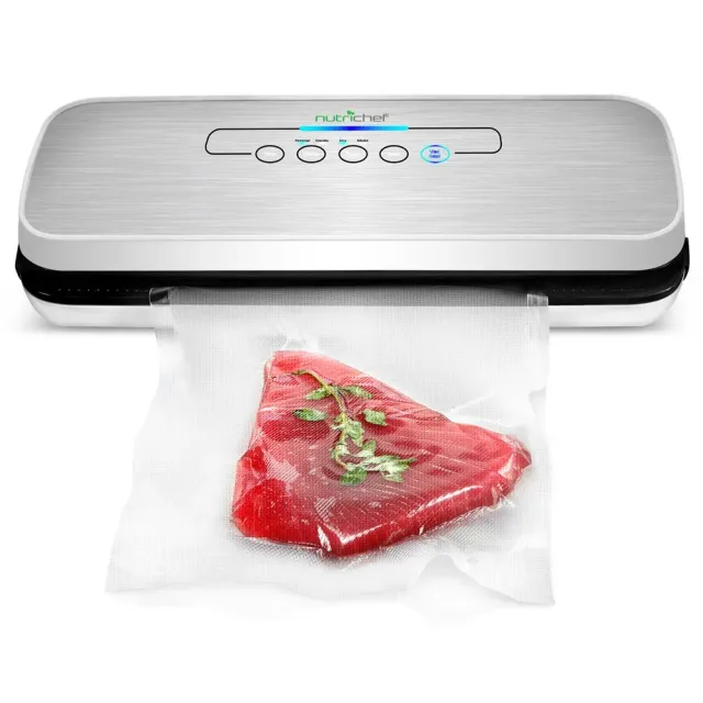 Nutrichef Machine Sous Vide Argent Sec et Humide Sachets