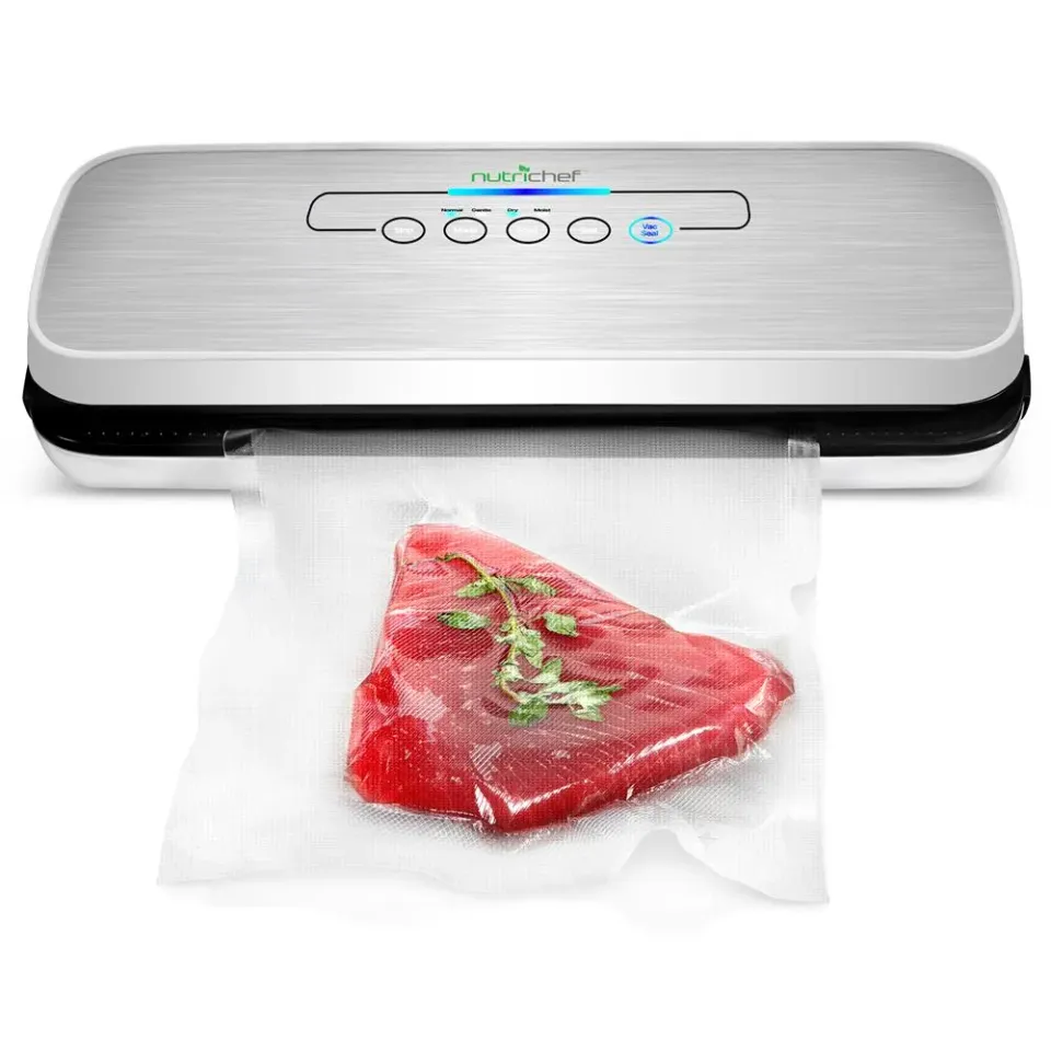 Nutrichef Machine Sous Vide Argent Sec et Humide Sachets