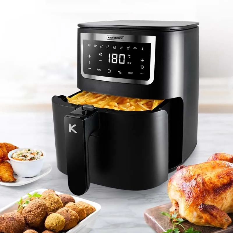Kitchencook Airmed3 Friteuse Sans Huile Noire 3 L 8 Programmes