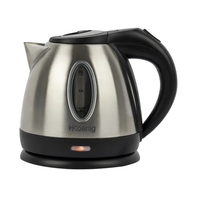 H.Koenig BO12 bouilloire 1,2 L inox graduée