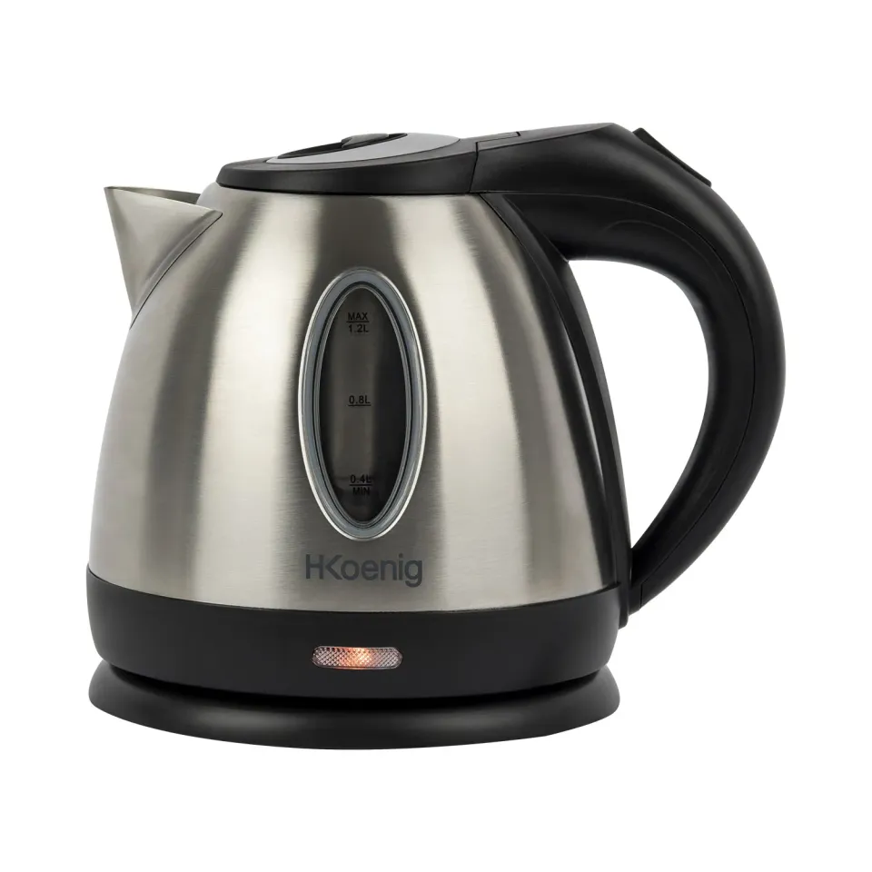 H.Koenig BO12 bouilloire 1,2 L inox graduée